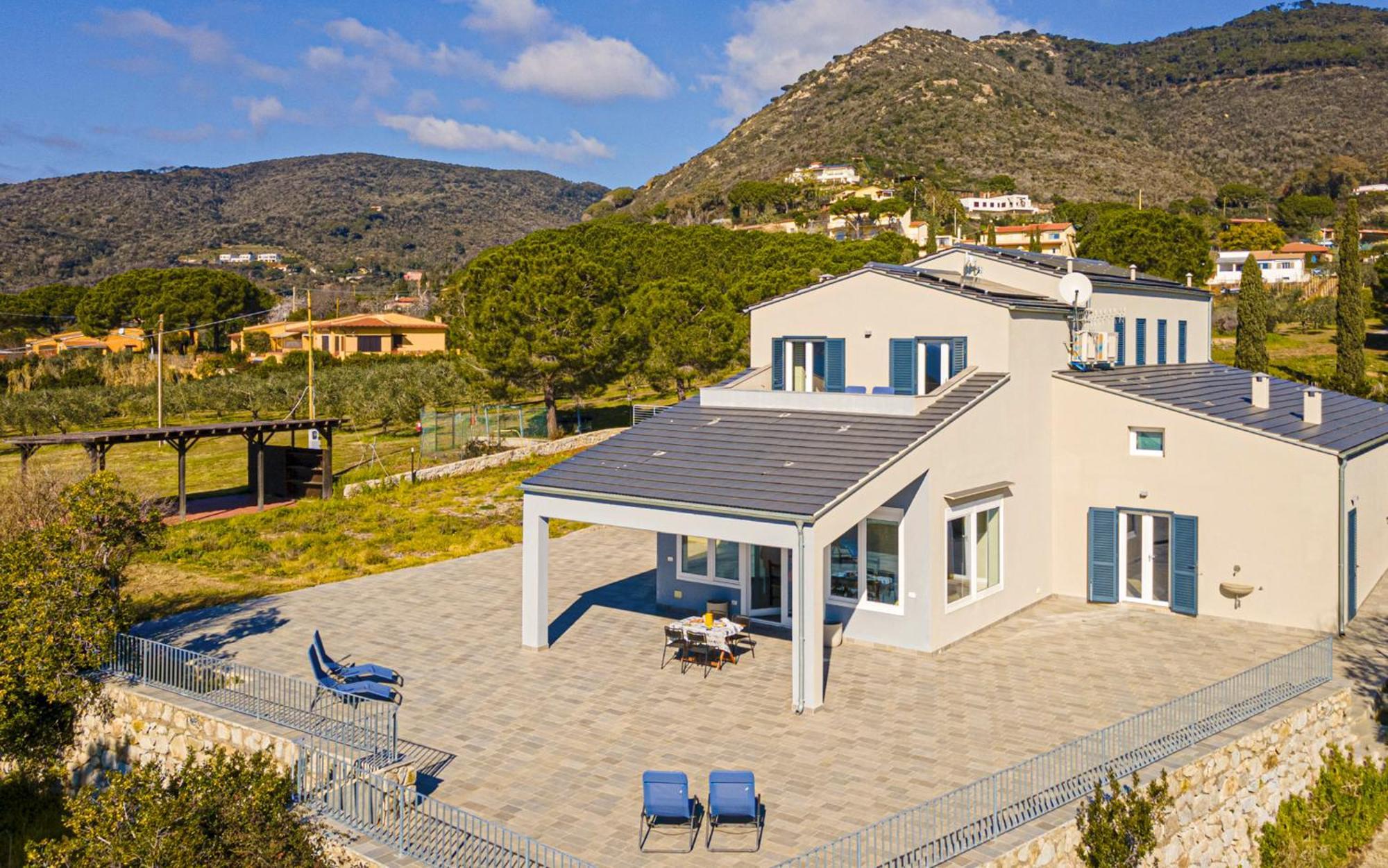B&B Villa Costanza Lacona Buitenkant foto